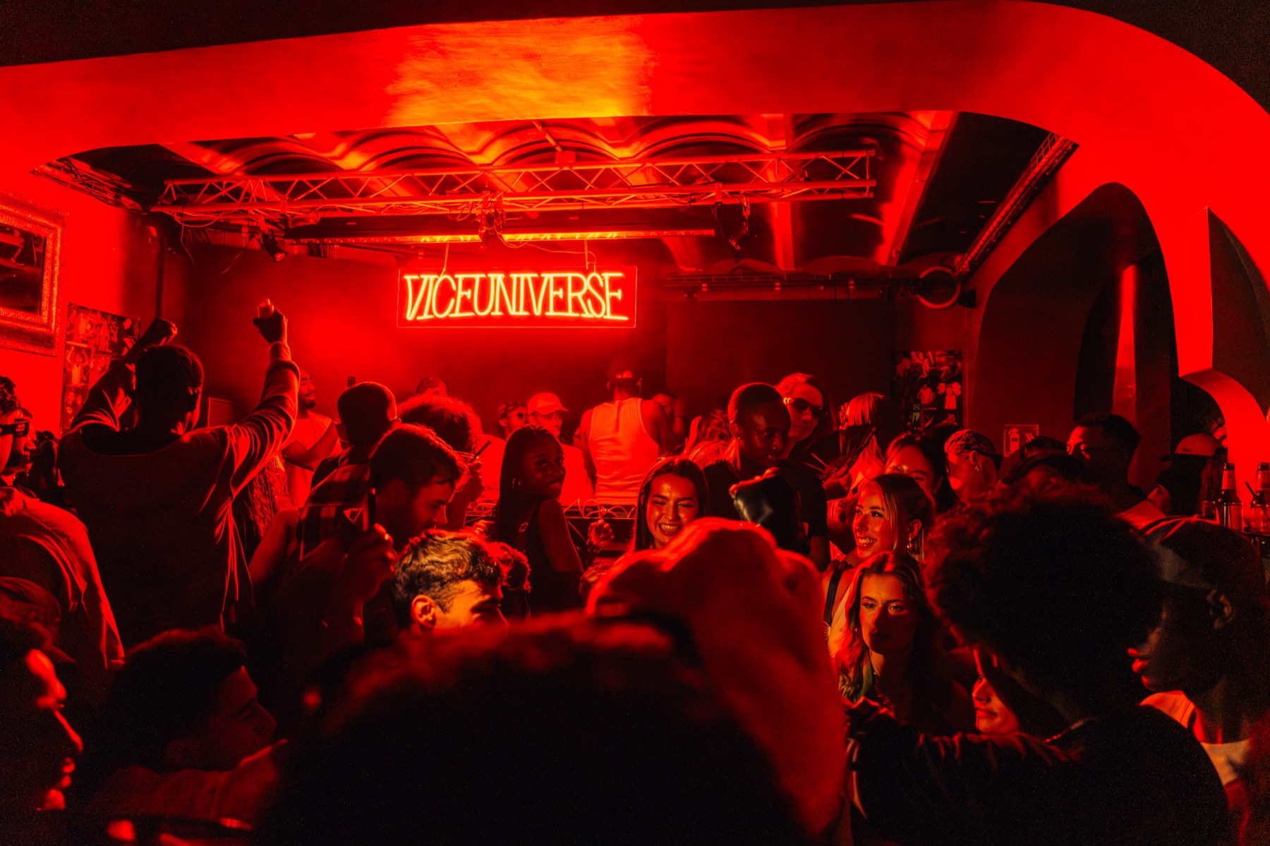 Vice Universe neon venue
